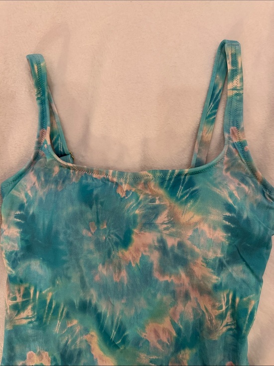 Calme Other - Tie-Dye Blue & Cream One-Piece Swimsuit